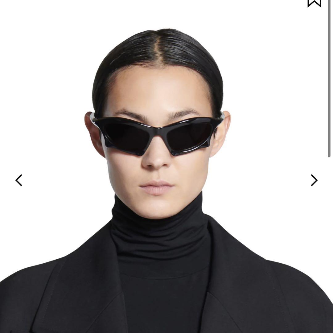 BALENCIAGA ブラック キャットアイ サングラス