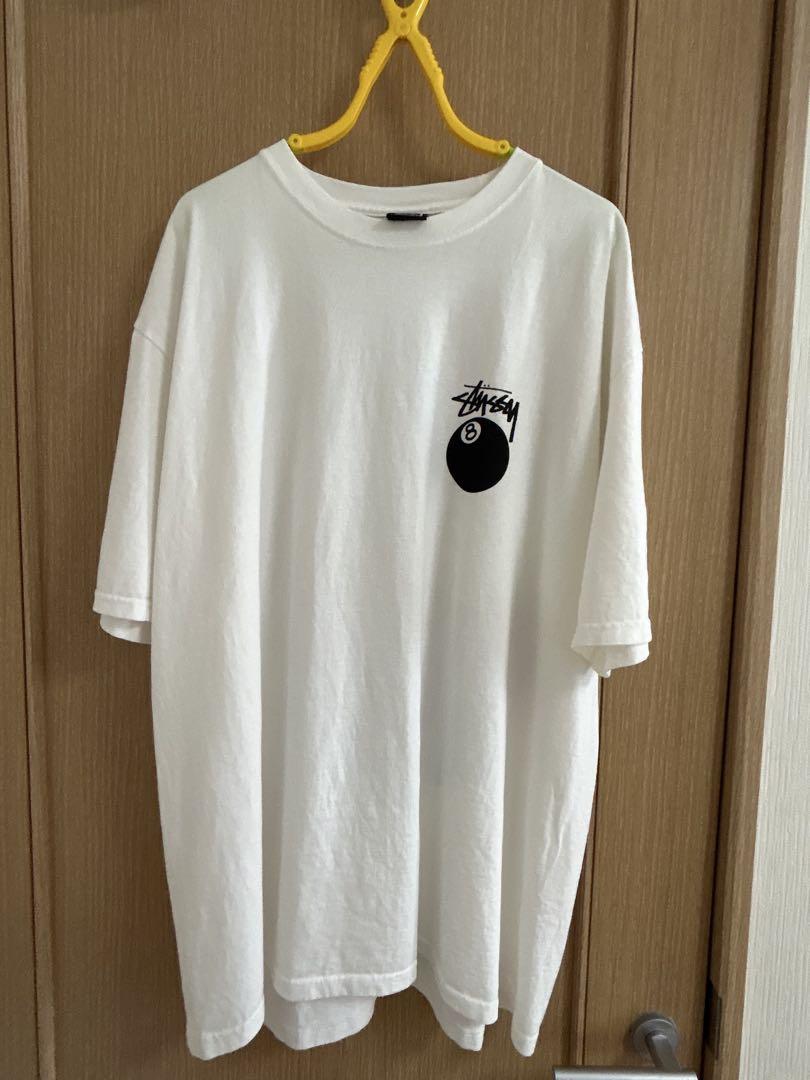 新作　Stussy 8ボールプリント Tシャツ XL ホワイト