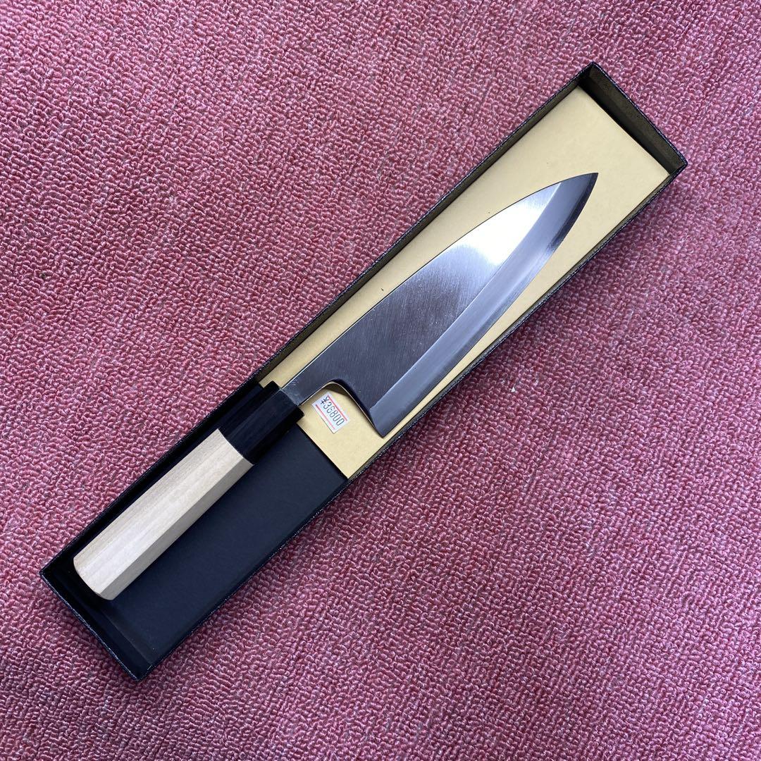 銀三鋼　出刃包丁　165㎜　5.5寸