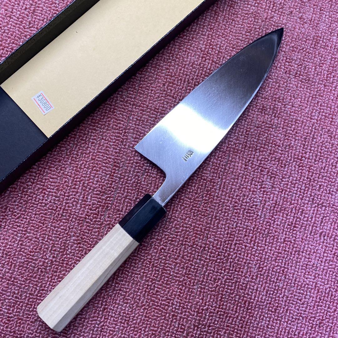 銀三鋼　出刃包丁　165㎜　5.5寸