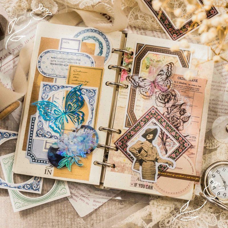 新品未使用♡コラージュ素材60点まとめ売り コラージュ素材 おすそ分け まとめ売り 中古品 60サイズ ⑦