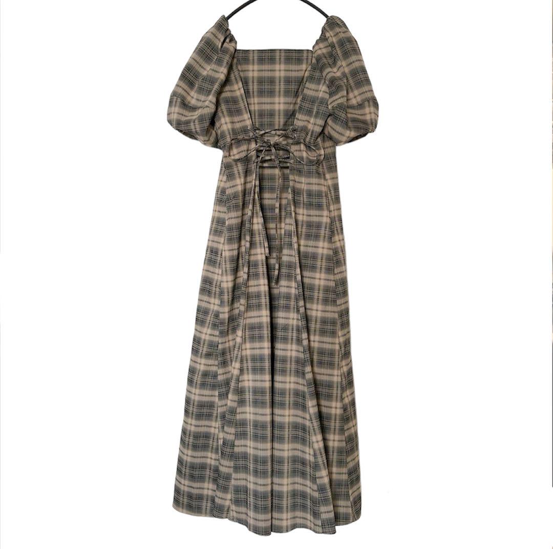 美品】ナイスクラップ 袖ボリューム Backレースアップ