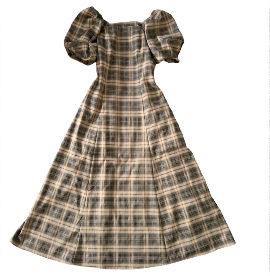 NICE CLAUP 袖ボリュームBackレースアップワンピース Amazon.co.jp: [ワンアフターアナザー ナイスクラップ] 袖