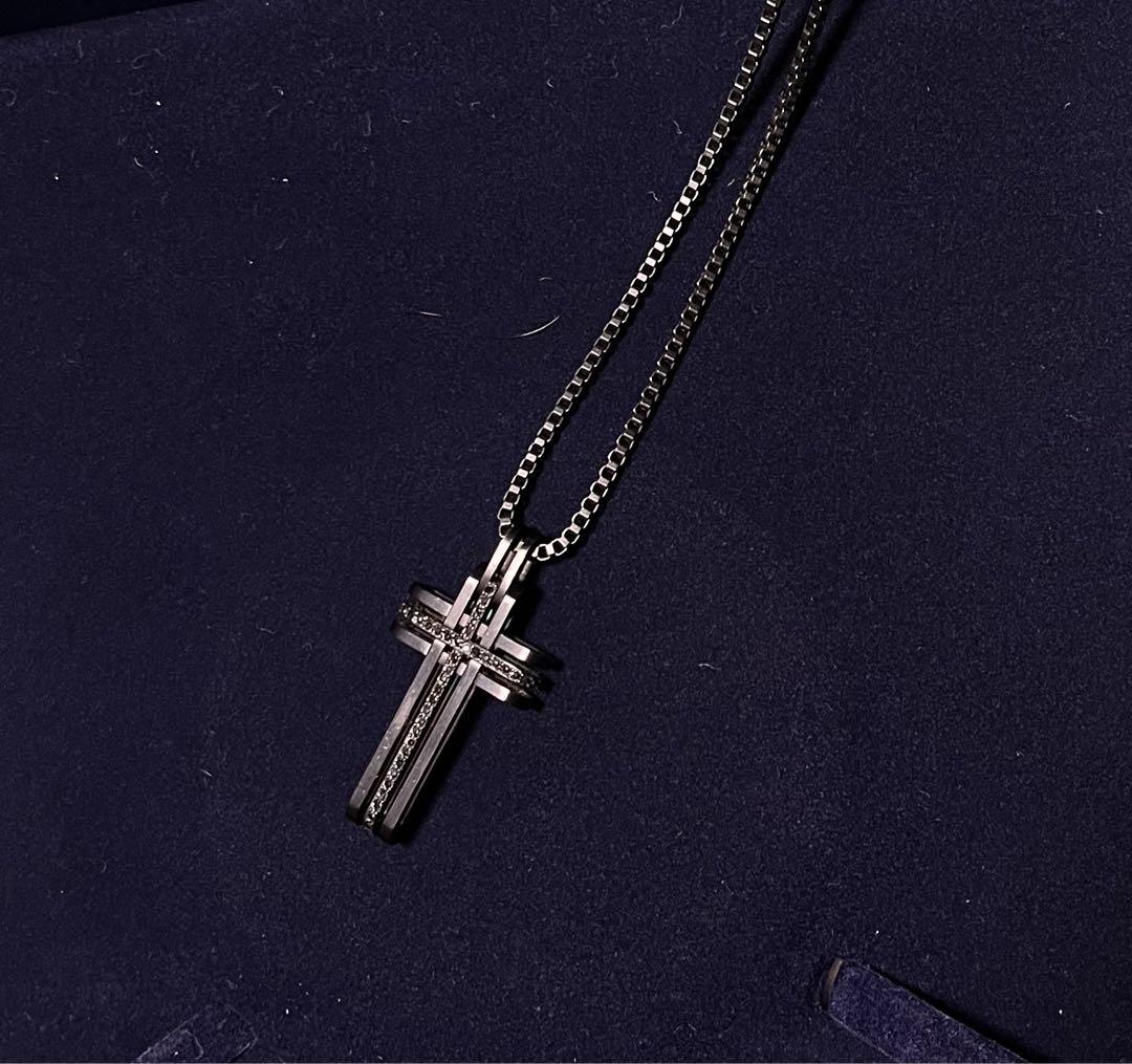 SWAROVSKI スワロフスキー ネックレス クロス 十字架 ネックレス クロス 十字架 スワロフスキー ピンクゴールド