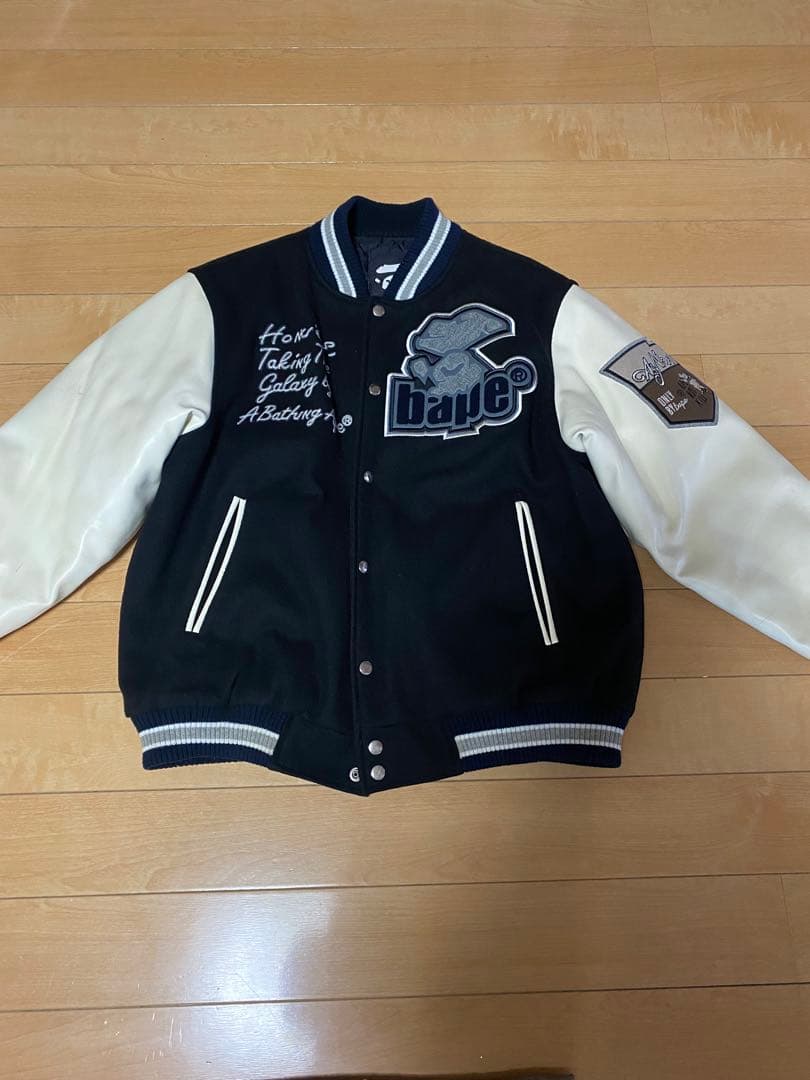 A BATHING APE VARSITY JACKET