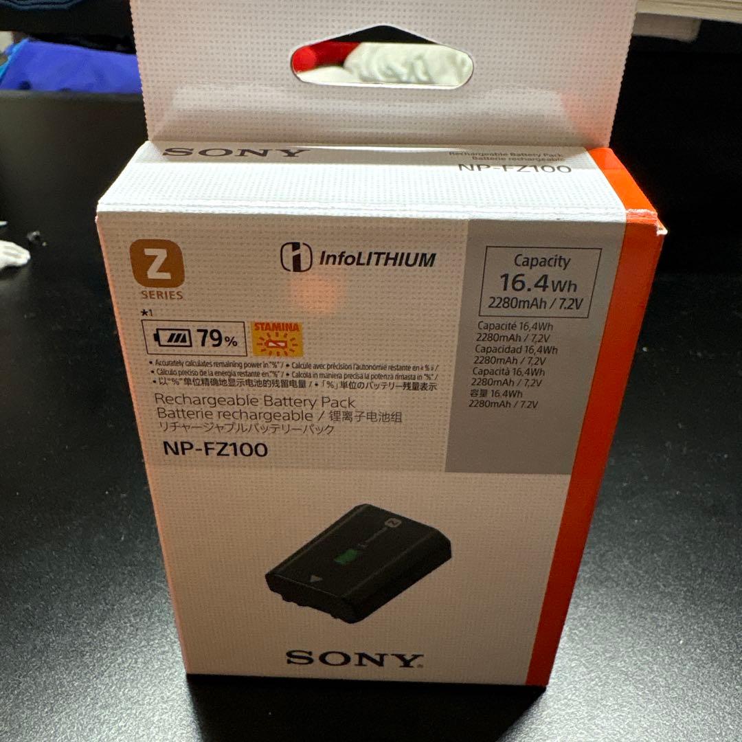 Sony BC-QZ1 バッテリーチャージャー&純正バッテリー付き