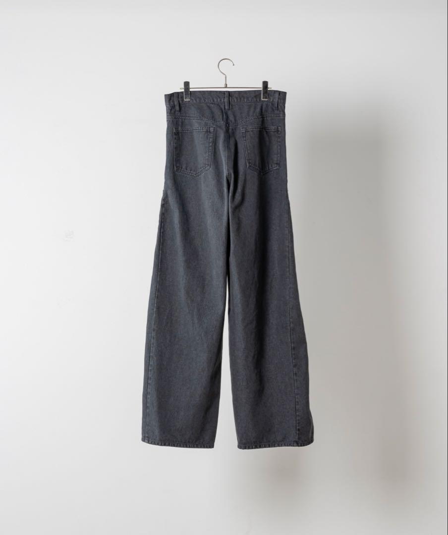 【soerte】3WAYサイドジップバギーデニムパンツ