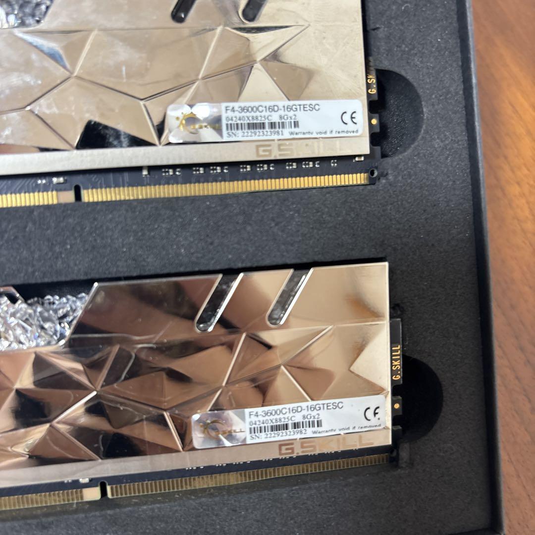 その他 G.SKILL DDR4 16GB F4-3600C16D-16GTSEC