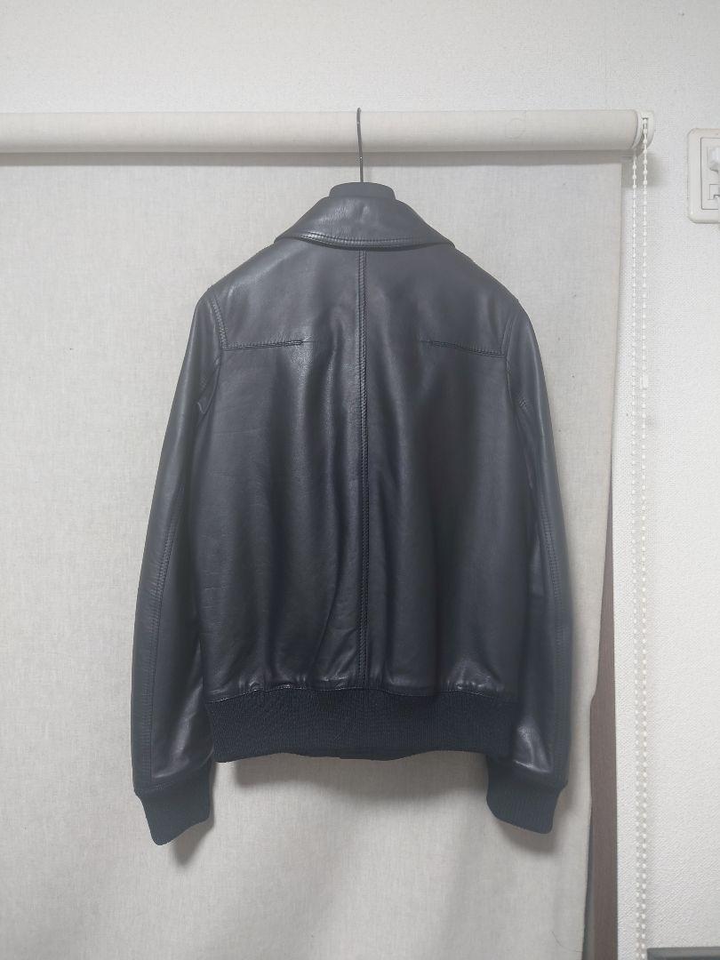 ディオールオム　2009aw レザージャケット　サイズ　42 コートデニムシャツ