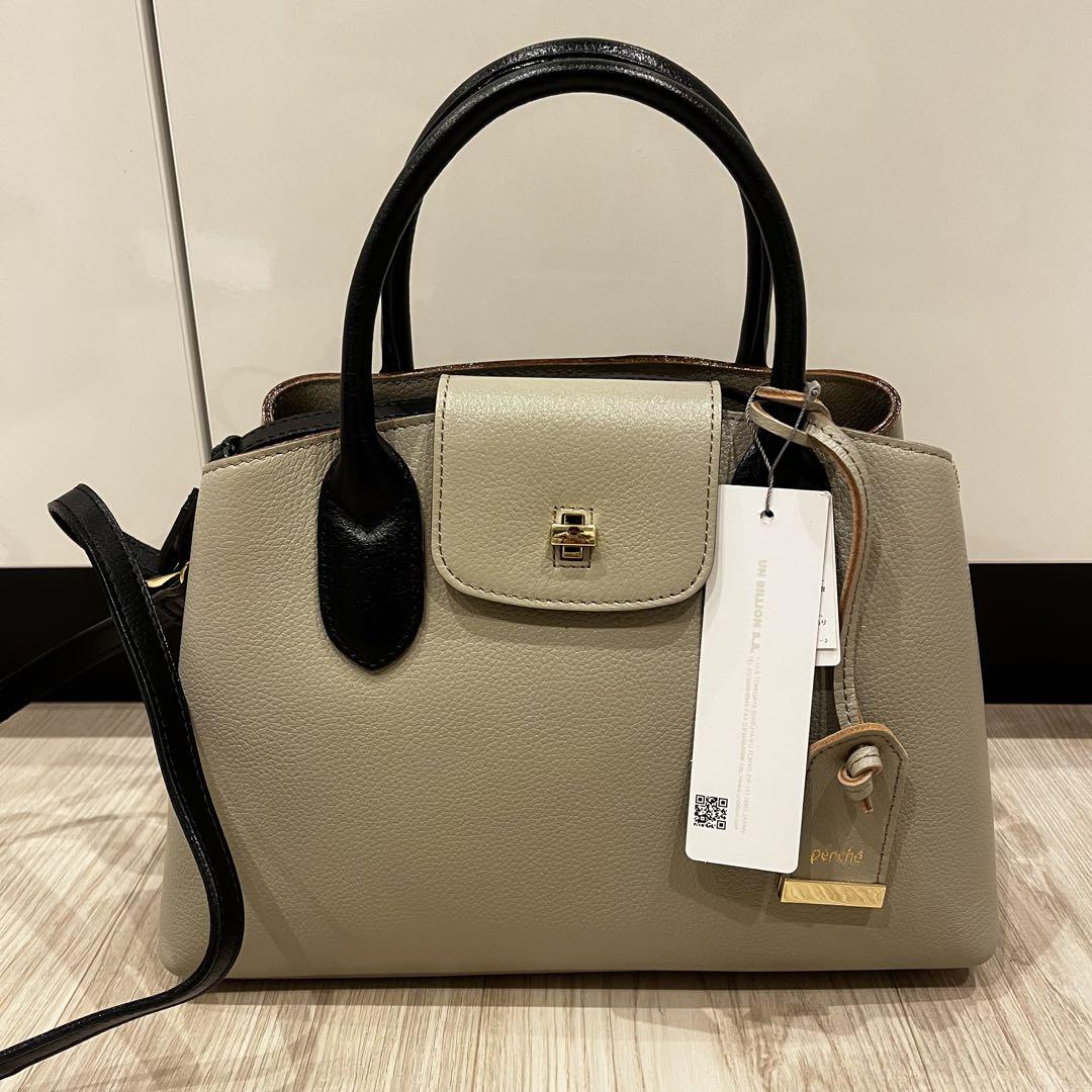 【新品】ペルケ perche ゴートユーティリティヒネリかぶせトートS