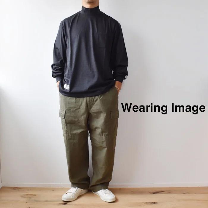 トップス ENDS and MEANS MerinoWool MockNeck Tee L