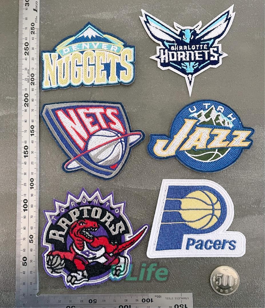 NBA■ボリュームメタルワッペン スナップバッグ■送料込 レア35枚 刺繍 NBA ロゴエンブレム バスケットボール アイロン