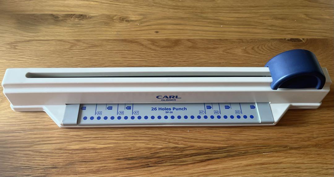 CARL GLISSER スライド式多穴パンチ【SP-26】