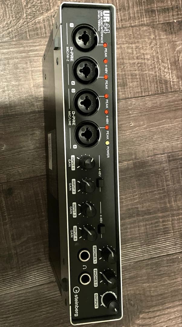 豊富な種類。 steinberg UR44 オーディオインターフェースSteinberg