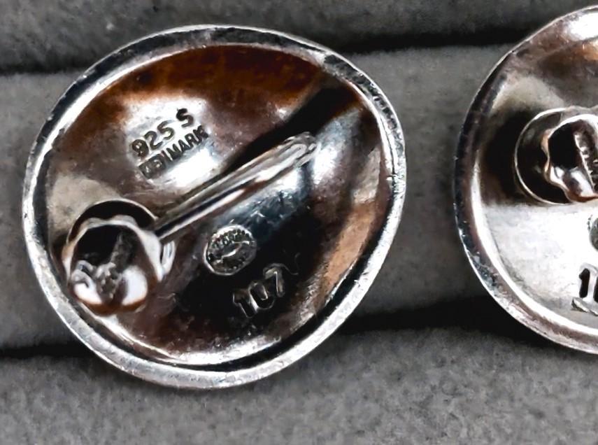 GeorgJensenジョージジェンセン　SV925シェルイヤリング　39684 アクセサリー