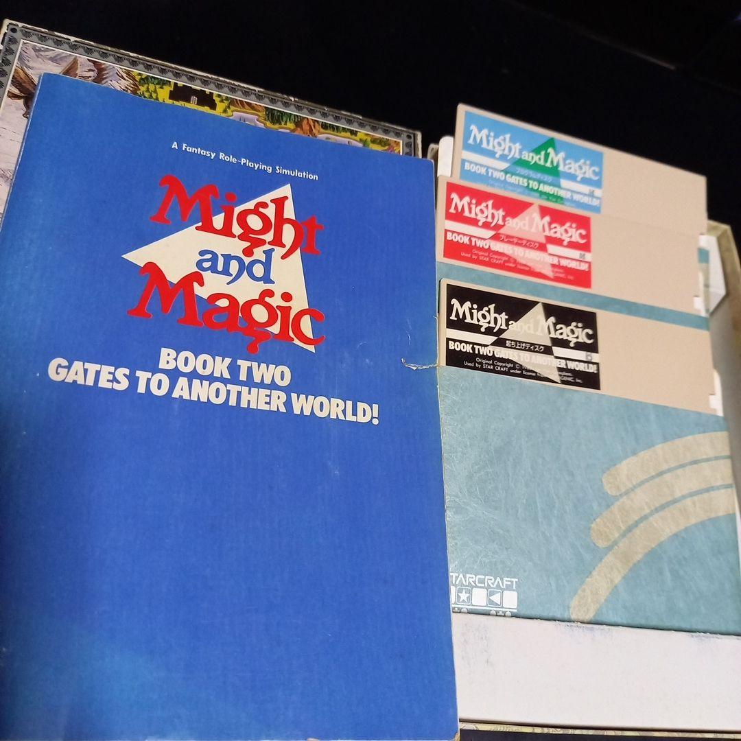 マイトアンドマジック　MSX2　箱説明書付属品付き MSX2 マイトアンドマジック2 Might and Magic - メルカリ