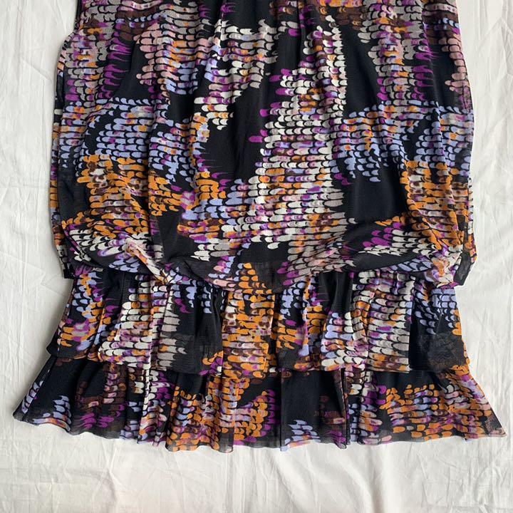 vintage VIVIENNE TAM マルチカラー　デザイン　チュニック vintage VIVIENNE TAM マルチカラー デザイン チュニック - メルカリ