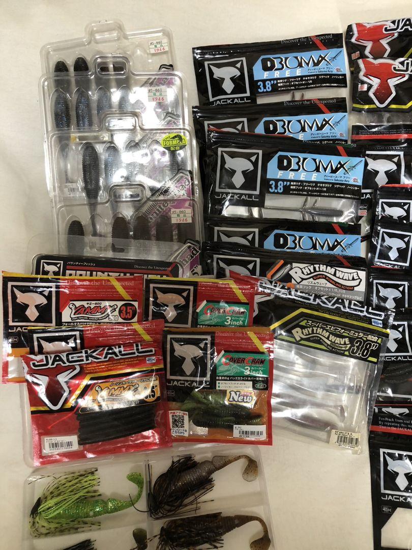 バス釣り引退 ジャッカル ワーム 40袋 DBチョッパー デットスロー