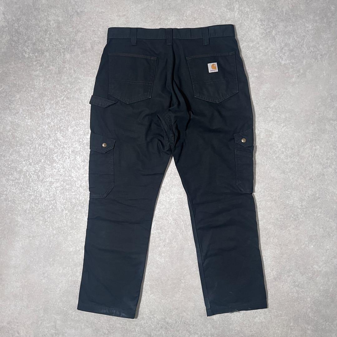 Carhartt カーハート ダブルニーカーゴパンツワークパンツ ブラックW34