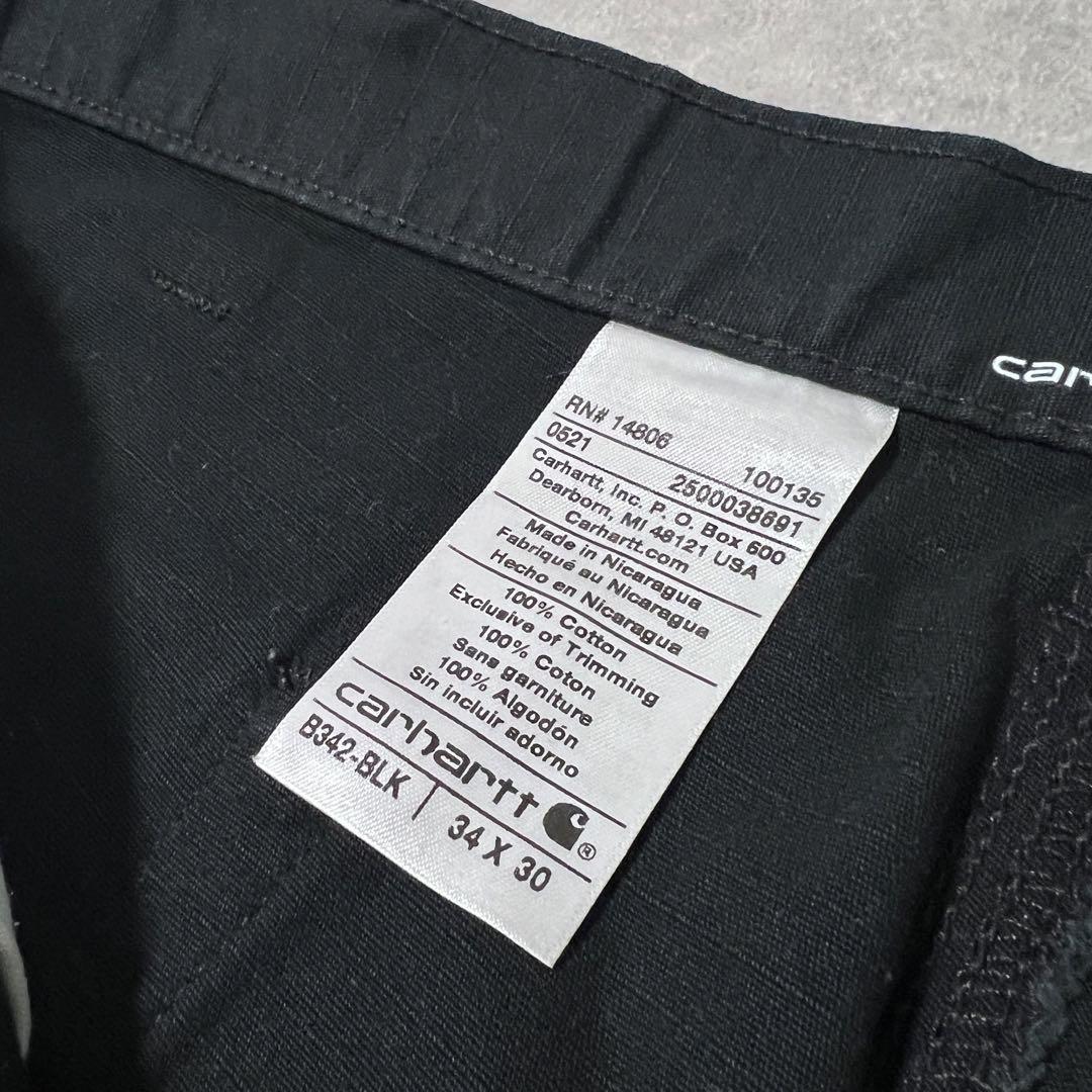 Carhartt カーハート ダブルニーカーゴパンツワークパンツ ブラックW34