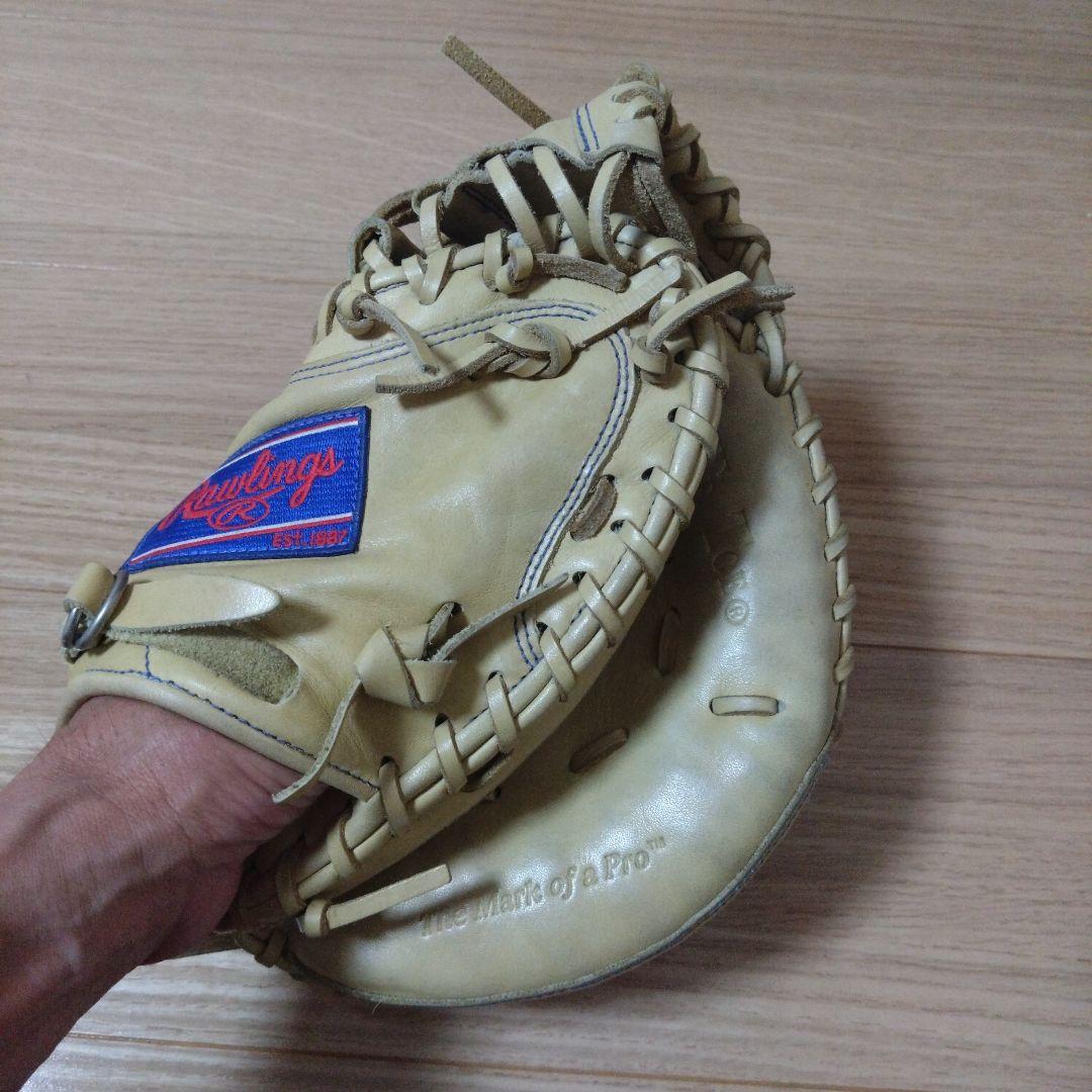 人気が高い 少年軟式Rawlings 野球 キャッチャーミットベージュ（お得】 グローブ