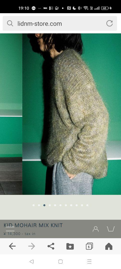 KID MOHAIR MIX KNIT”