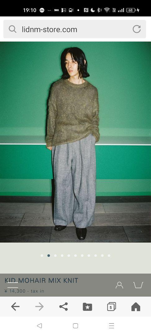 KID MOHAIR MIX KNIT”