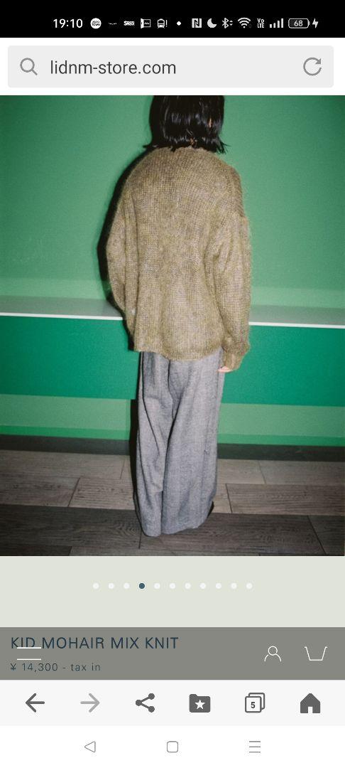 KID MOHAIR MIX KNIT”