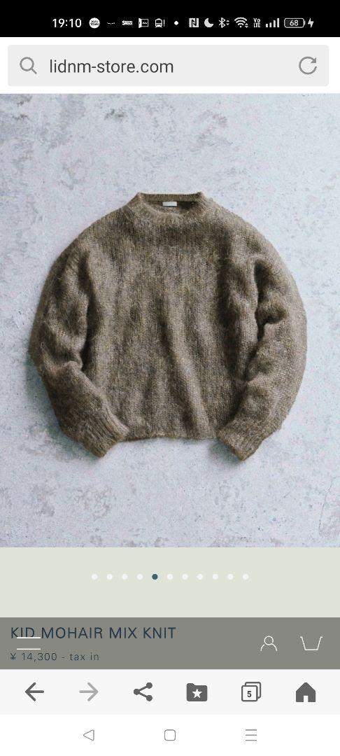 KID MOHAIR MIX KNIT”