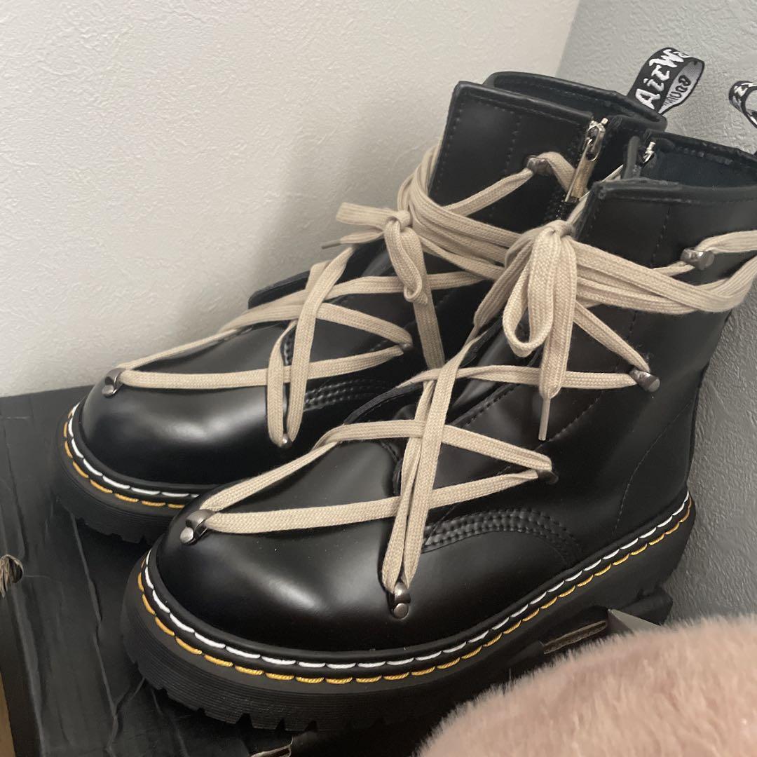 Rickowens Dr.Martens ハイカットブーツ サイドファスナー Rickowens Dr.Martens ハイカットブーツ サイドファスナー