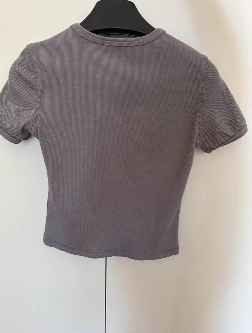 DIESEL ハートプリント 半袖Tシャツ グレー DIESEL ハートプリント Tシャツ グレー - メルカリ