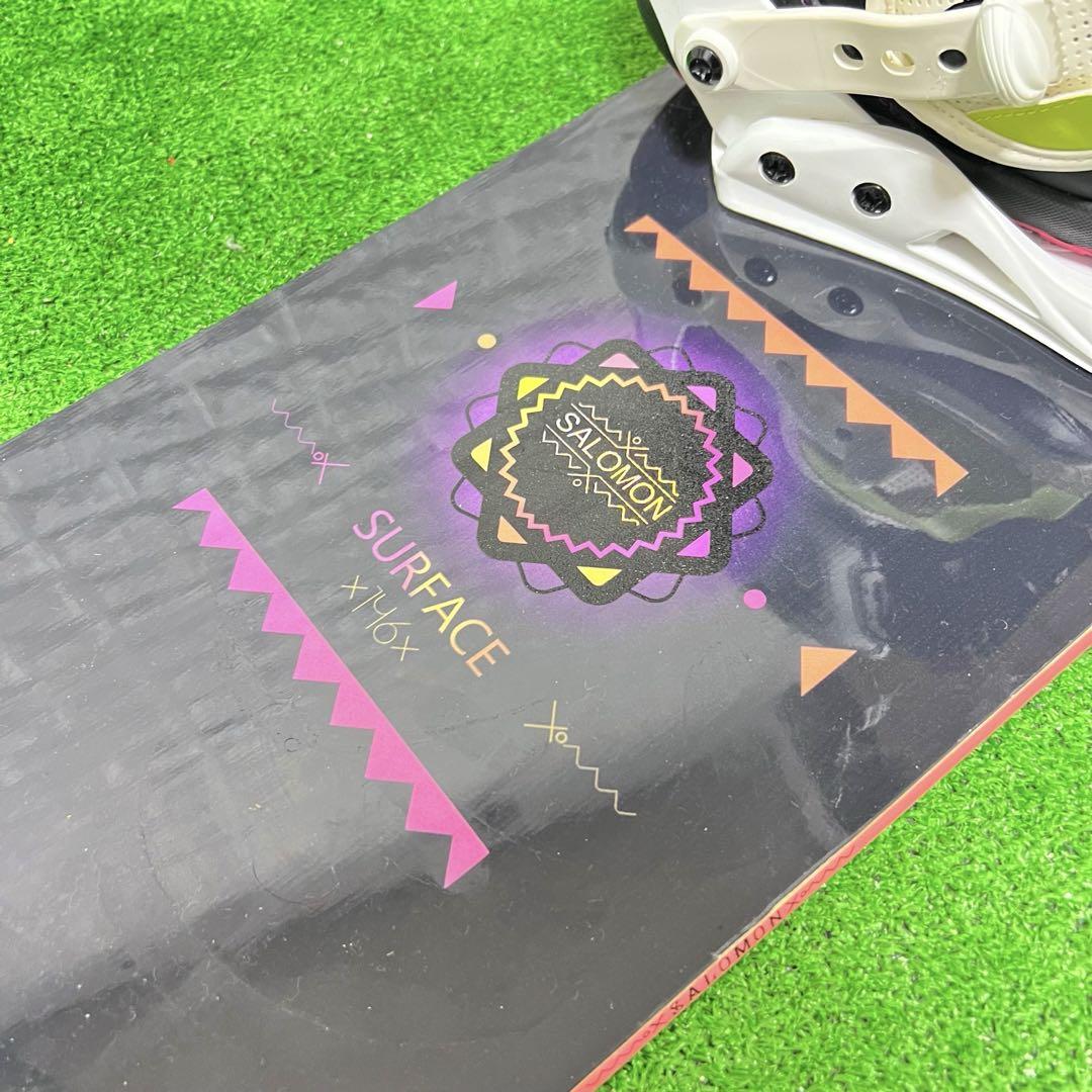美品 SALOMON SURFACE 146 スノーボード フルセット 4点