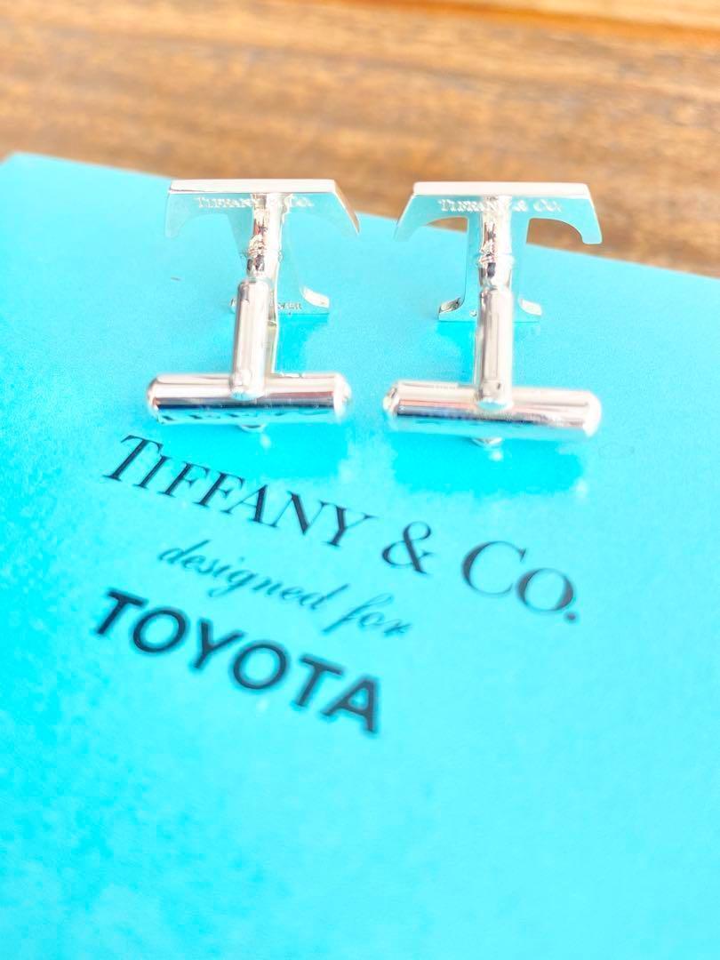 極美品 ティファニー カフス&タイタックセット TOYOTAコラボ シルバー TIFFANY&Co. ティファニー Tiffany & Co. トヨタ コラボ カフス