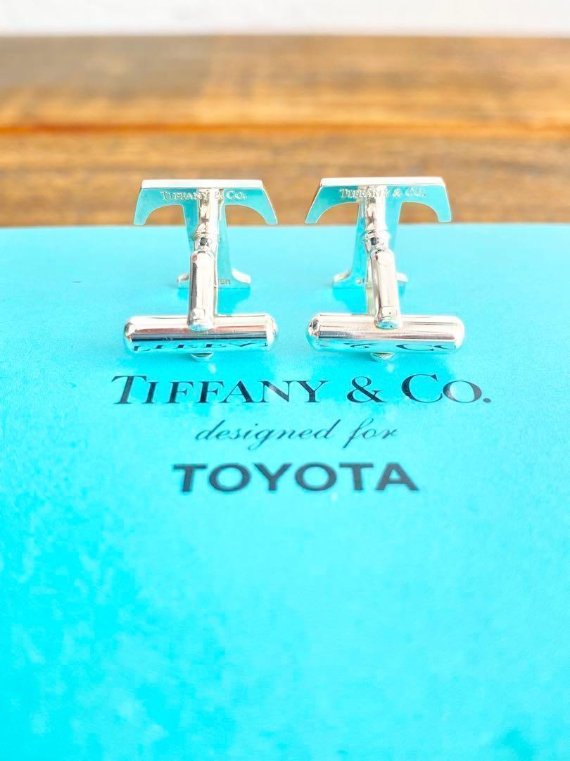【希少】ティファニー　トヨタコラボ　TIFANY＆Co　タイタック　カフリンクス ティファニー トヨタ コラボ T カフリンクス タイタック セット