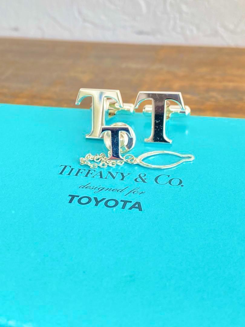 【希少】 TIFFANY ティファニー トヨタコラボ カフス タイピンセット 希少】 TIFFANY ティファニー トヨタコラボ カフス タイピン