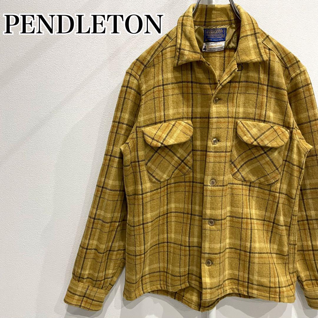【鬼希少】PENDLETON 60s  Disneyオープンカラーネルシャツ