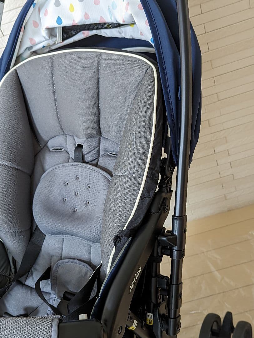 Aprica アップリカ ベビーカー カルーンエアー レインドロップネイビー