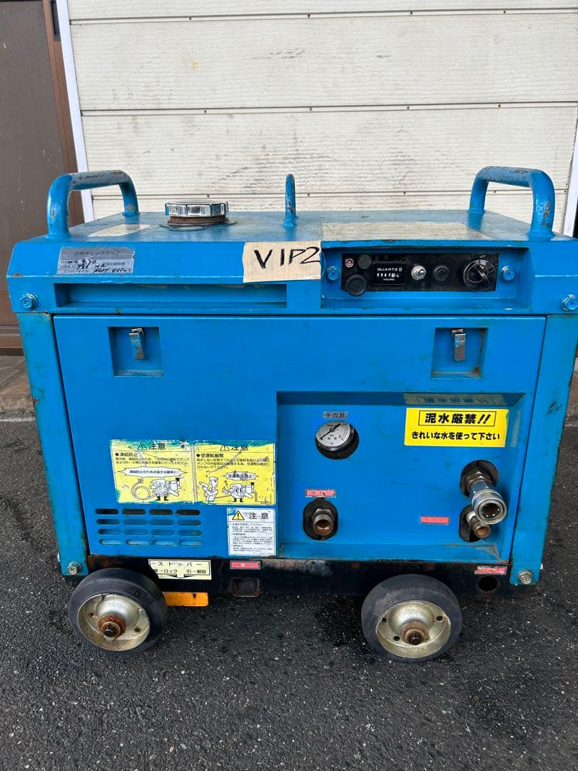 ☆ツルミHPJ-5ESM高圧洗浄機防音ガン・高圧ホース・給排水ホースセット