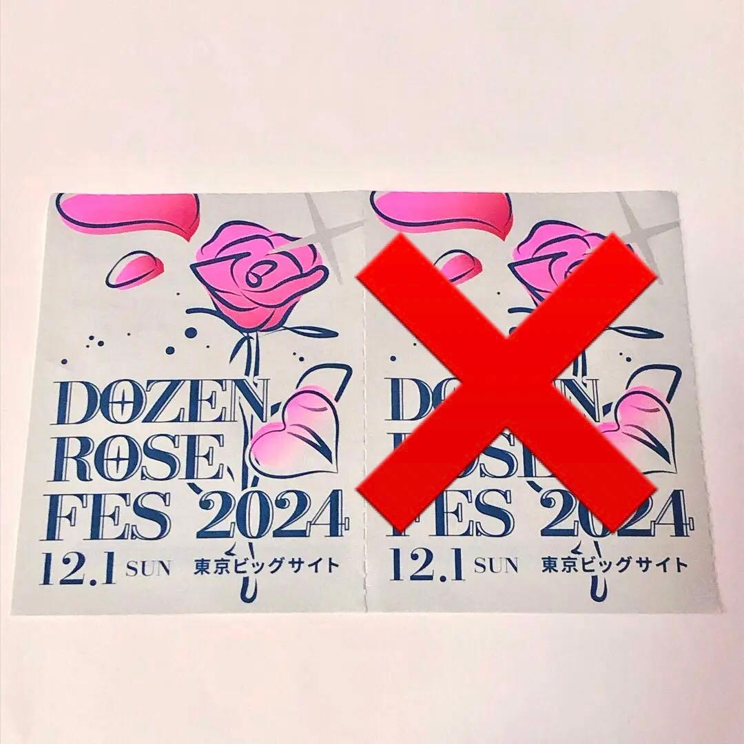 12/1 DOZEN ROSE FES サークルチケットサーチケ　匿名配送