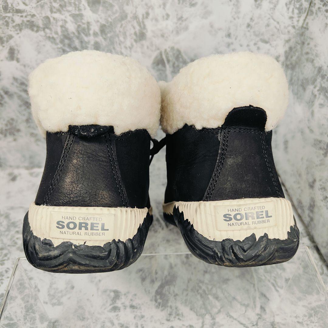 SOREL（24）ボア　スノーブーツ　黒 NL3404 ショートブーツ