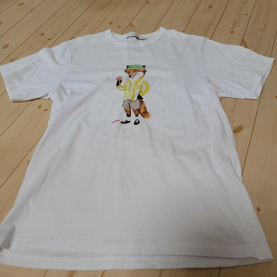 MAISON KITSUNÉ ホワイト Tシャツ S