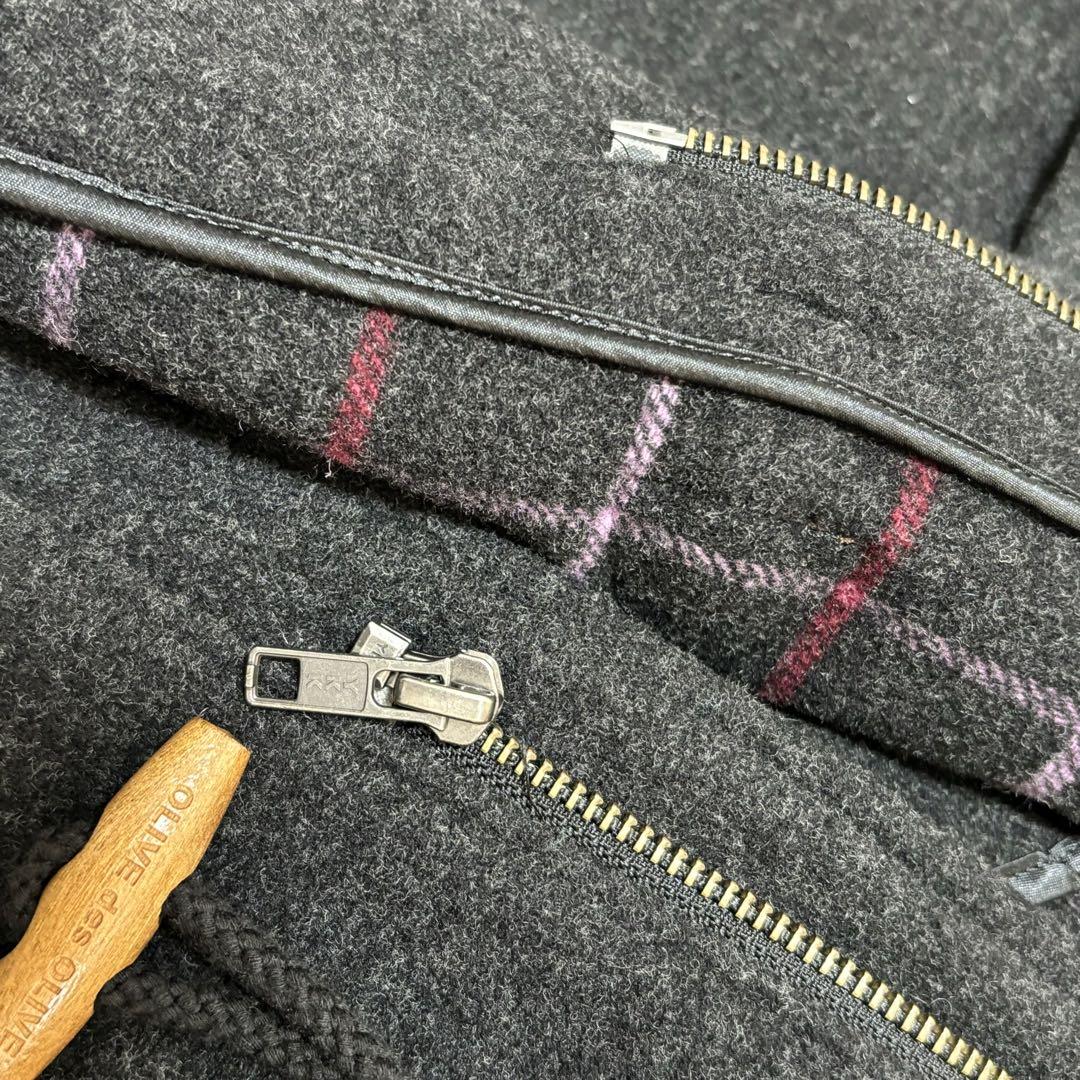(専用出品)学生 女子高生ダークグレー ダッフルコート ウール混合 美品 可愛い