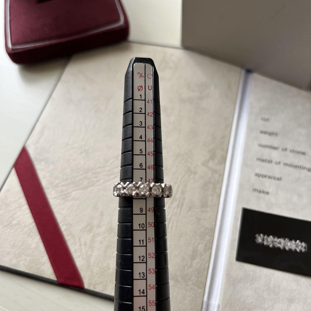 プラチナ　ダイヤモンド0.52ct　リング　8号　美品