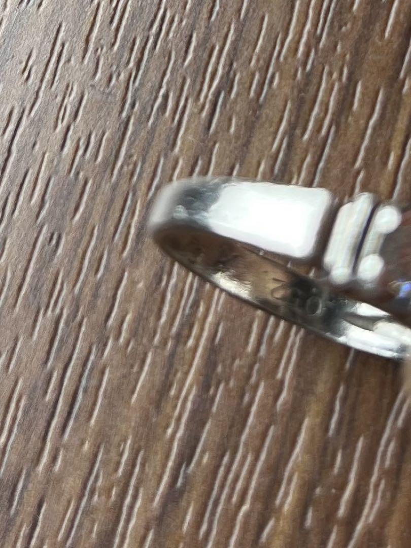 プラチナ　ダイヤモンド0.52ct　リング　8号　美品