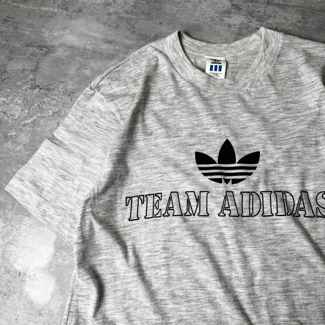 90s アディダス ヴィンテージTシャツ トレフォイル シングルステッチ 90s adidas アディダス シングルステッチ トレフォイルロゴ T