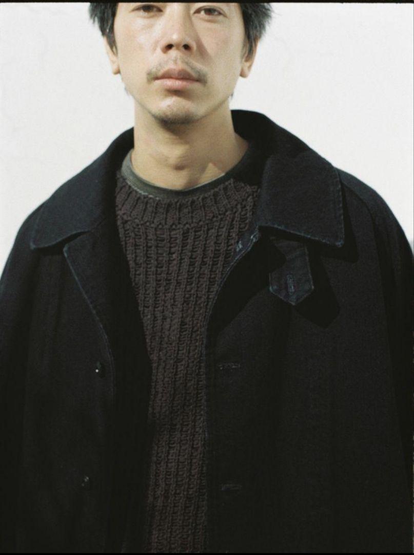 【LIDNM】SILK DENIM MORTORCYCLE COAT (M)