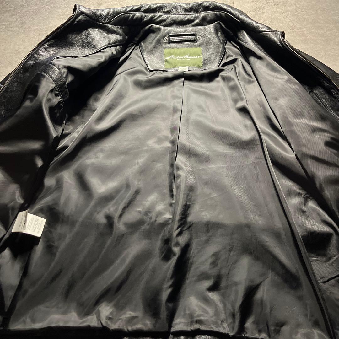 エディーバウアー シングル レザージャケット XL XL LL Eddie Bauer WWW_SHINETEETH_COM
