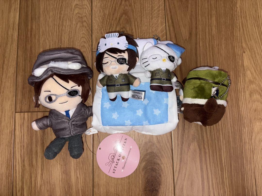 希少 ハンジ・ゾエ 手乗りぬいぐるみ ぬいぐるみマスコット 進撃の巨人 ハンジ・ゾエ ぬいぐるみ セット - メルカリ