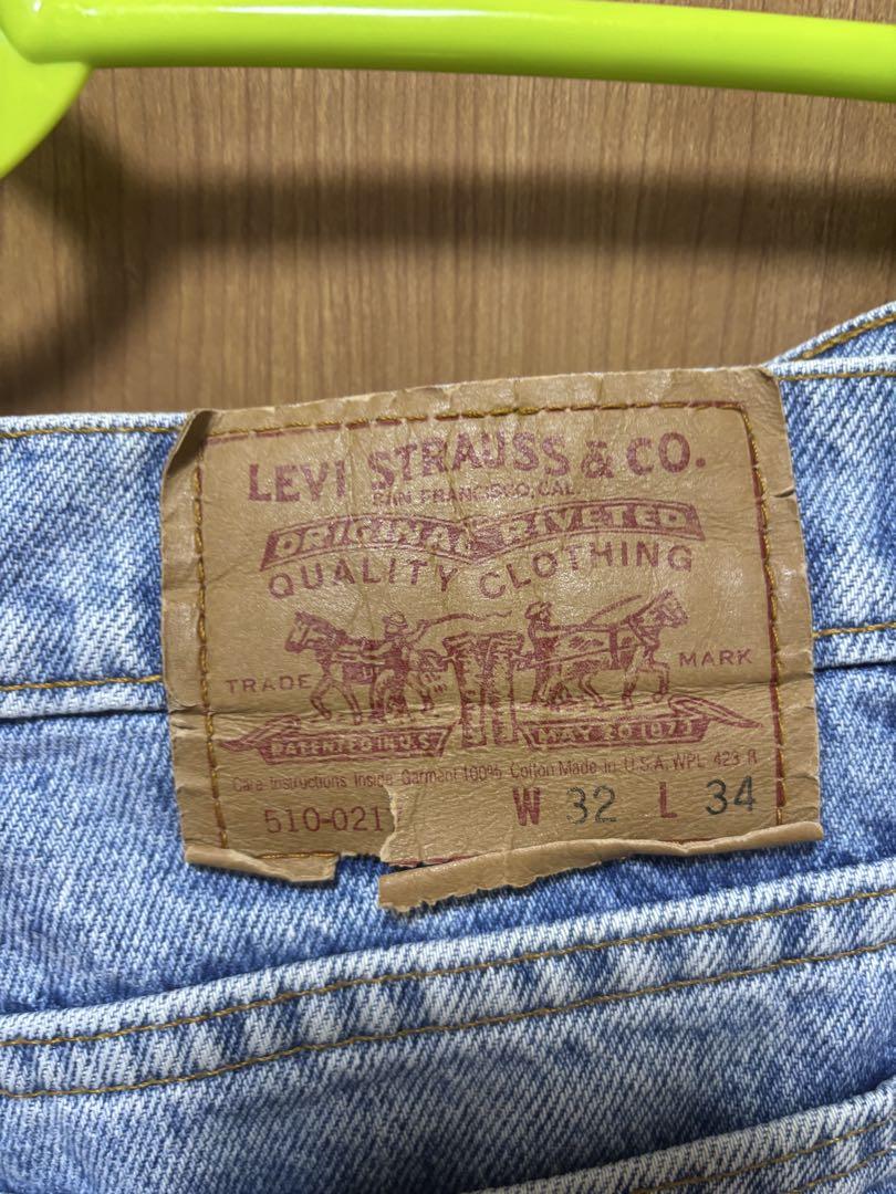 古着　Levi's ライトブルーデニム 32x34