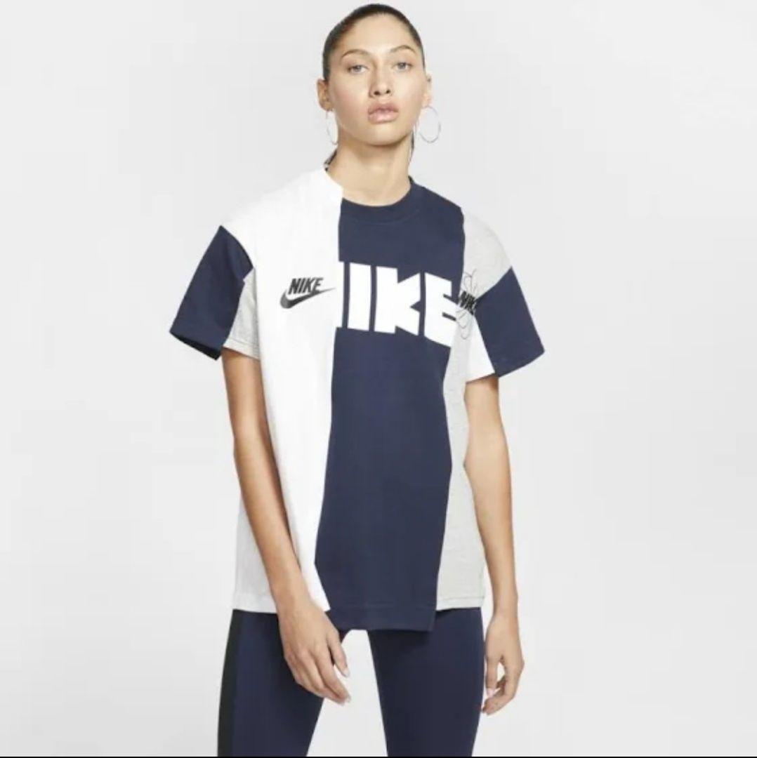 サカイ　ナイキ　再構築Tシャツ　XS sacai - 【限定コラボ】NIKE × sacai ハイブリッド 再構築 T